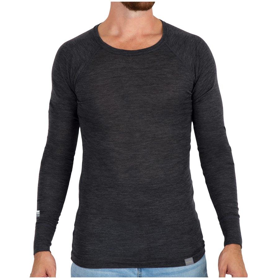 Merino Wool Mens Lightweight Base Layer Shirt