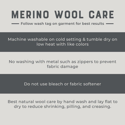merino wool washing instructions