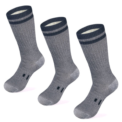 Merino Midweight Crew Socks - Everest -3PK